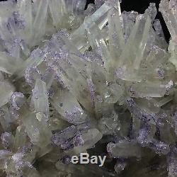 Métaphysique Fluorite Sur Quartz Spécimen 170201 Chihuahua Au Mexique