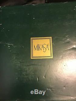 Mikasa Cristal Glass Naassity Coffret Noël Grand 3 Pièces Avec Boîte Originale