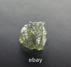 Moldavite 4.21 Gr/21.05ct Tektite De Grade Régulier Petite Pièce