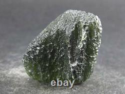Moldavite Tektite Pièce Crue De La République Tchèque 1,2 8,91 Grams