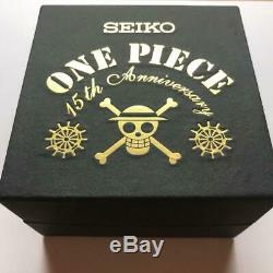 Montre Seiko One Piece 15e Anniversaire Limitée Luffy Chronographe À Quartz Rare Ex
