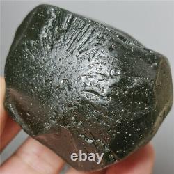 Morceau de météorite Tektite roche spatiale #1288 de 202 g