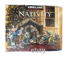 Nativité De Noël Signature Kirkland Avec Accents 18 Pièces