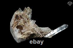 Natural Himalayan Crystal Orange Cathedral Rough Geode Minerals 613 Gm Specimen