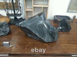Obsidienne De Paille Brute 46lbs 1 Grande Pièce 18×13×9