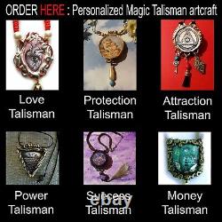 Owl Pendentif Cristal Collier Wicca Talisman Rare Magie Amulettes Charme Sagesse Chance