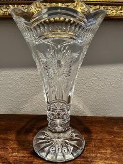 PIÈCE UNIQUE VASE D'EXPOSITION Waterford 14 Maître Taille