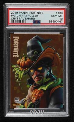 Patrouilleur Panini Fortnite Crystal Shard 2019 #133 Psa 10 Gem Mt 3gq