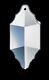 Pendentif En Cristal De Plomb Clear Asfour, 63mm, Cristaux Pendeloque 1 Trou #913