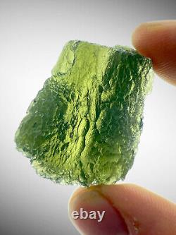 Pièce de collection MOLDAVITE 15,42 g qualité A #RM247