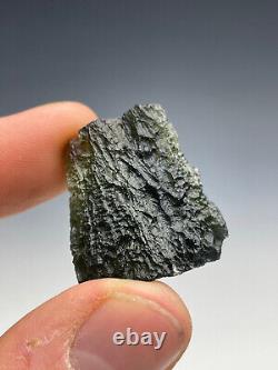 Pièce de collection MOLDAVITE 15,42 g qualité A #RM247