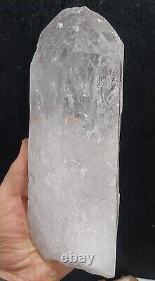 Pièce de collection de cristal d'inclusion arc-en-ciel de taille de grande armoire de 2,84 kg