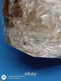 Pièce de musée en cristal d'Herkimer extrêmement énorme, minéral de cristal rare et authentique
