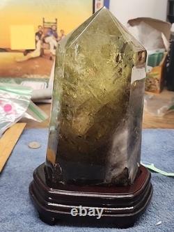 Quartz Citrine Fumé Naturel 8,9 Lbs Belle Pièce
