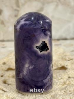 RARE Pierre Tiffany Violet / Opale Fluorite Authentique de l'Utah Pièce Unique