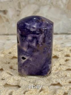 RARE Pierre Tiffany Violet / Opale Fluorite Authentique de l'Utah Pièce Unique
