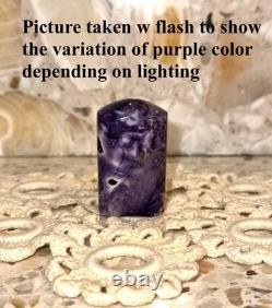 RARE Pierre Tiffany Violet / Opale Fluorite Authentique de l'Utah Pièce Unique