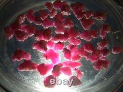 Ruby Crystals Kenya Vieille Collection 20.27gms. 57 Pièces