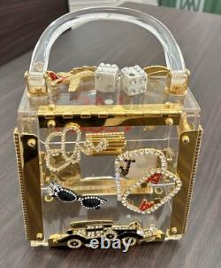 SAC EN ACRYLIQUE COLLECTIBLE VEGAS AVEC VRAI CRISTAL SWAROVSKI