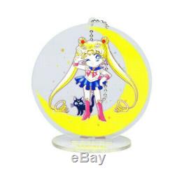 Sailor Moon Debout Acrylique Porte Keychain Mignon De Cristal 13 Pièces Set