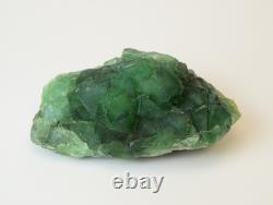 Spécimen de fluorite octaédrique verte de 1,5 lb cristal naturel