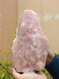 Spécimen minéral massif en aragonite rose naturelle brute de 4 kg rare