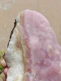 Spécimen minéral massif en aragonite rose naturelle brute de 4 kg rare