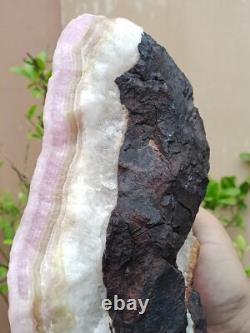 Spécimen minéral massif en aragonite rose naturelle brute de 4 kg rare