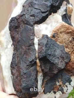 Spécimen minéral massif en aragonite rose naturelle brute de 4 kg rare