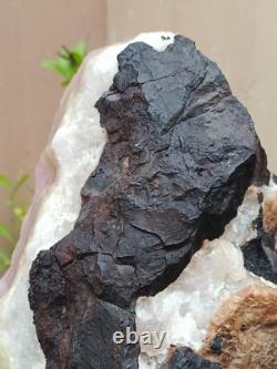 Spécimen minéral massif en aragonite rose naturelle brute de 4 kg rare