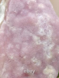Spécimen minéral massif en aragonite rose naturelle brute de 4 kg rare