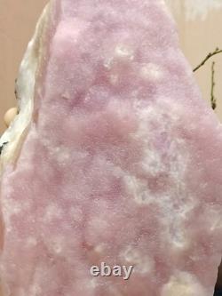 Spécimen minéral massif en aragonite rose naturelle brute de 4 kg rare