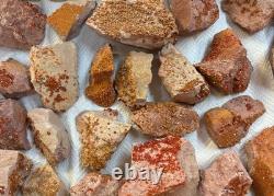 Spécimens de minéraux de cristal de vanadinite 26 pièces