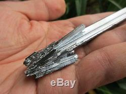Stibnite Crystal, Jiangxi En Chine, 17x2.2cms. Piece Knarly