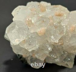 Superbe morceau de spécimen minéral naturel d'apophyllite stilbite cristalline J10