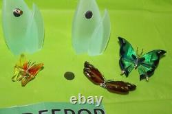 Swarovski Cristal 8 Pièces Paradise Butterfly Set Avec Affichage Magnétique