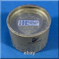 Swarovski Crystal 7474 Silver City Buildings Collection W Arbres Mib 10 Pièces