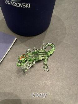 Swarovski Crystal Gecko (event Piece 2008) 0905541 Scs. Figurine De Menthe