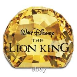 Swarovski Disney Lion King Ensemble Complet De 6 Pièces + Lithographie Encadrée Très Rare