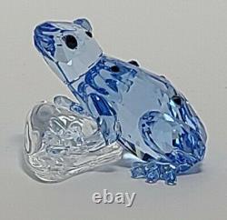 Swarovski Scs Blue Dart Frog 2009 Événement Pièce Mib #955439 Livraison Gratuite