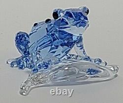 Swarovski Scs Blue Dart Frog 2009 Événement Pièce Mib #955439 Livraison Gratuite