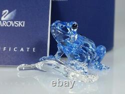 Swarovski Scs Blue Dart Frog 2009 Événement Pièce Mib #955439 Signé