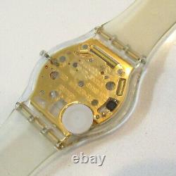 Swatch Watch Golden Jelly Skin 1998 Sfk101 Collector Piece