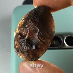 Tektite Colombianite Qualité Haute 1 Piece 22,2 Grammes / 0,783 Oz