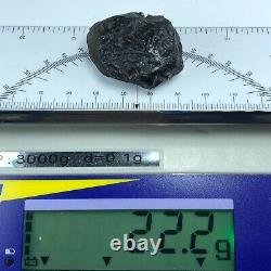 Tektite Colombianite Qualité Haute 1 Piece 22,2 Grammes / 0,783 Oz