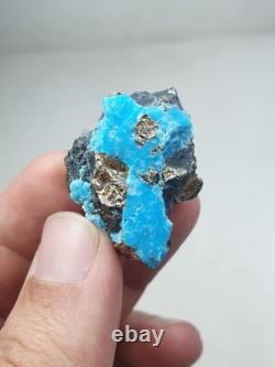 Turquoise brute naturelle avec pyrite (lot de 7 pièces)