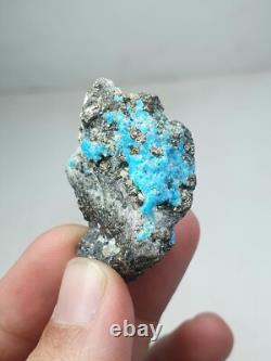 Turquoise brute naturelle avec pyrite (lot de 7 pièces)