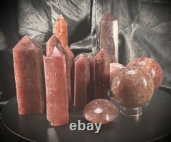 VENTE D'ÉCROU 16 Pièces Ensemble de Quartz Fraise