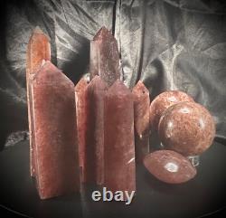 VENTE D'ÉCROU 16 Pièces Ensemble de Quartz Fraise