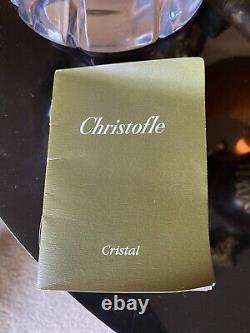 Vase En Cristal Christolfe, Nouveau En Boîte, Pièce Exceptionnelle